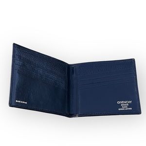 VINTAGE GIVENCHY 100% LEATHER BLACK BIFOLD WALLET